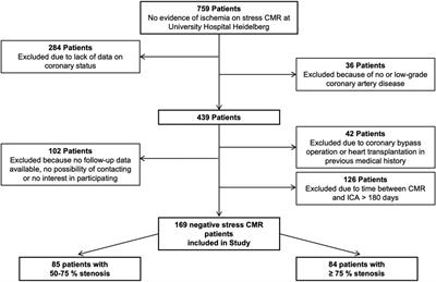 Prognostic value of negative stress cardiac magnetic resonance imaging in patients with moderate-severe coronary artery stenosis